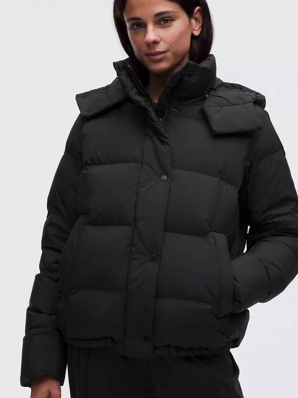 Lululemon Wunder Puff Jacket Size 10 Black